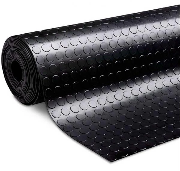 Rubber Stud Coin 3mm 1200mm Wide